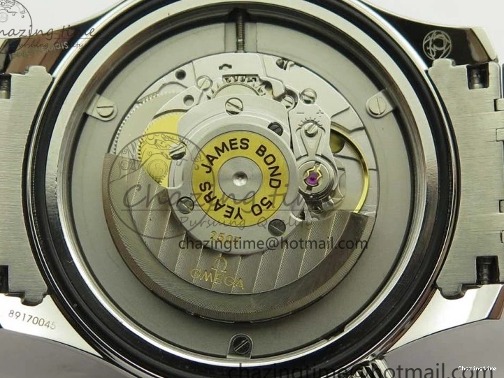 0510 Seamaster 300M Chronometer SS “007” Limited Edition OMF 1:1 Best Edition on SS Bracelet A2824 (Black Balance Wheel) V Seasonal 7952